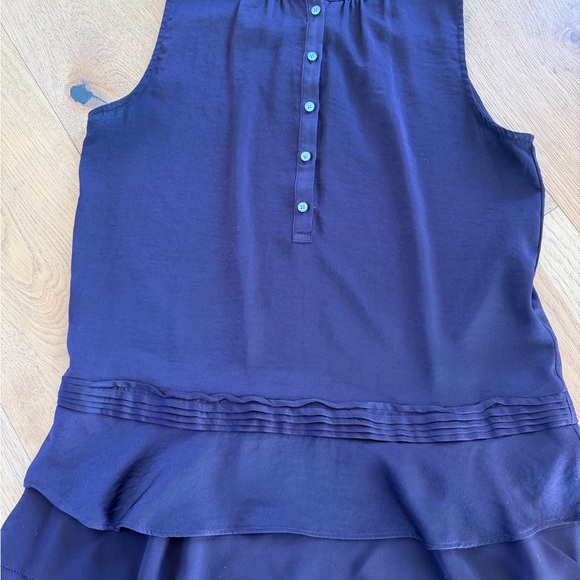 Banana Republic Deep Purple Sleeveless Blouse - Picture 3 of 10
